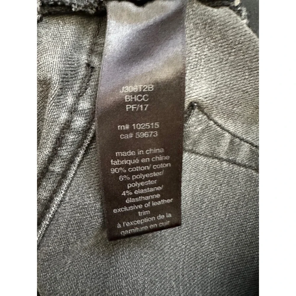 Grunge Gray John Varvatos Bowery Jeans 31 Slim Straight Denim